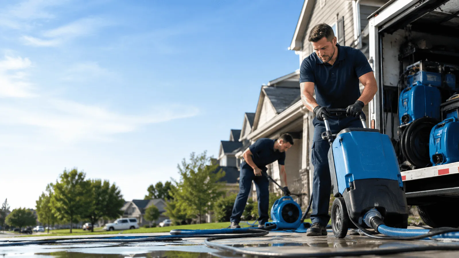 Dehumidification being performed in Glenwood, GA